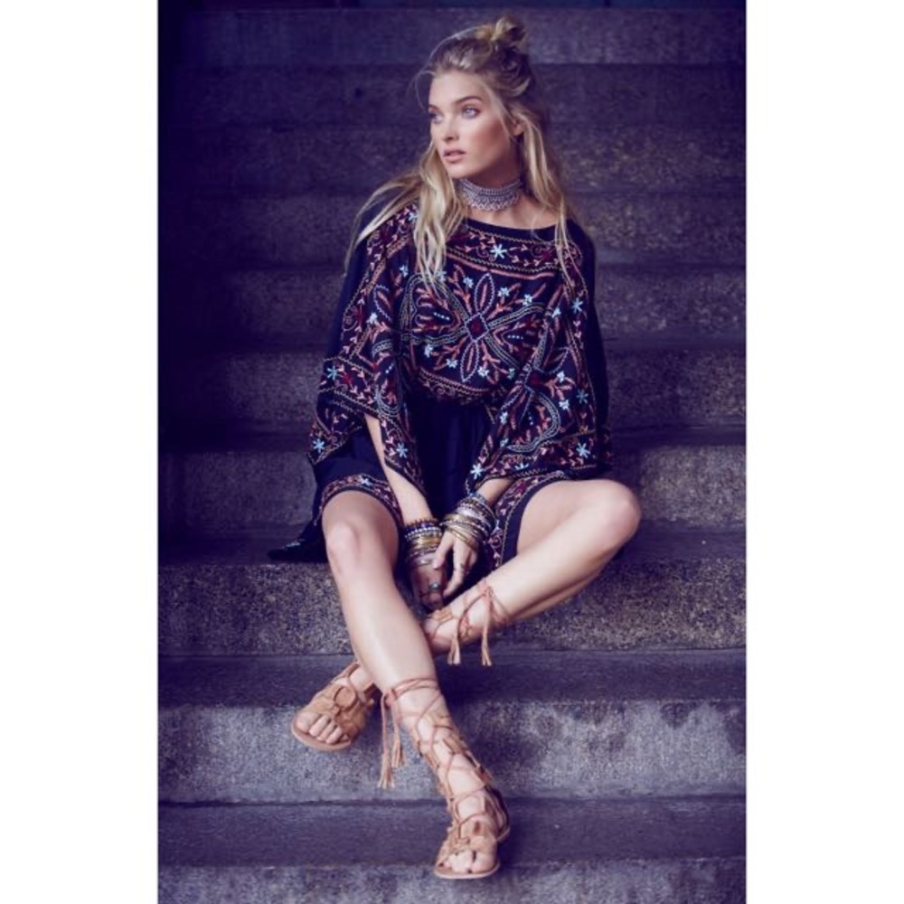 Free People Embroidered Dress